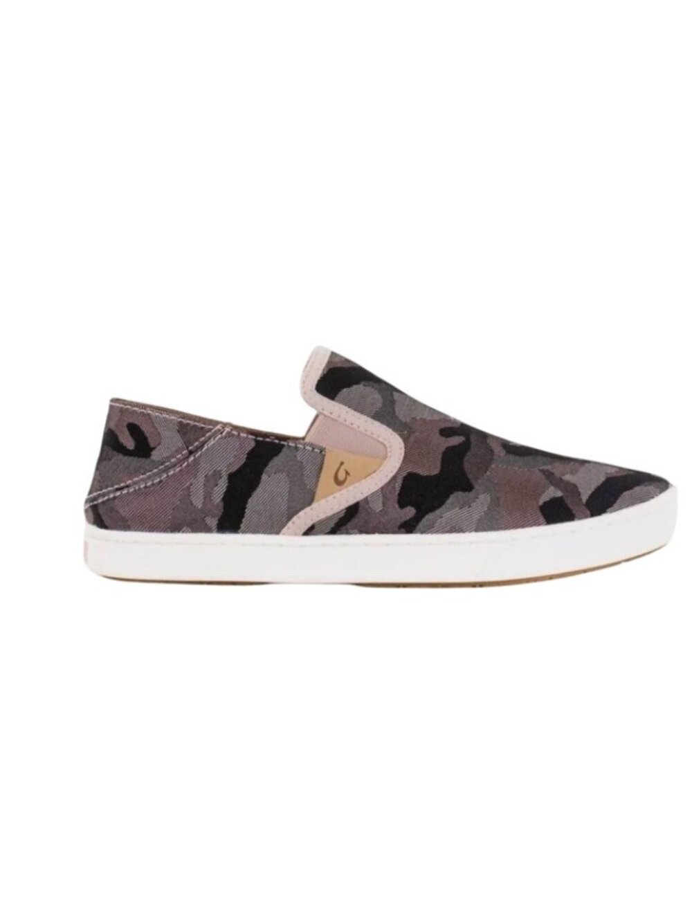 Olukai Pehuea Pa’i Women’s Soft Pink/Ke Au Camo Slip On Casual Size 11 Rubber